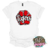 TIGERS PAW RED T-SHIRT