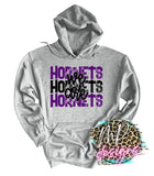 WE ARE HORNETS PURPLE LONG SLEEVE/SWEATSHIRT