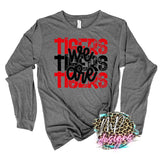 WE ARE TIGERS RED LONG SLEEVE/SWEATSHIRT