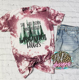 WISHABITCH WOODS BLEACHED T-SHIRT