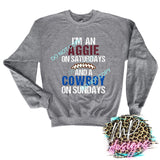 AGGIE AND COWBOY