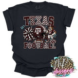AGGIES FOOTBALL GLITTER