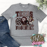 AGGIES FOOTBALL GLITTER