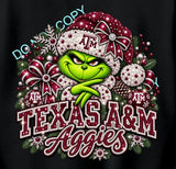 AGGIES SPARKLY GRINCH