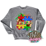 AUTISM PUZZLE SPLATTER