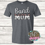 BAND MOM SILVER-RED T-SHIRT