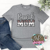 BAND MOM SILVER-RED T-SHIRT