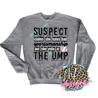 BASEBALL SUSPECT