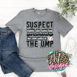BASEBALL SUSPECT