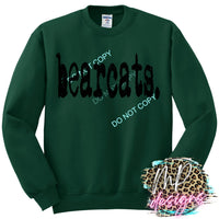 BEARCATS TYPOGRAPHY