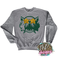 BEARCAT WITH GLASSES SWEATSHIRT
