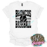 BRONCOS BASEBALL STRIPES