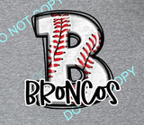 BRONCOS BASEBALL B