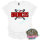 BRONCOS BASEBALL BATS
