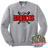 BRONCOS BASEBALL BATS