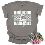 BRONCOS BASEBALL CHECKERED
