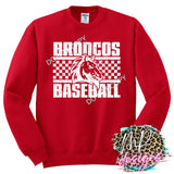 BRONCOS BASEBALL CHECKERED