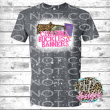 CHASING BUCKLES & BANNERS PIG BLEACHED T-SHIRT