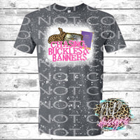 CHASING BUCKLES & BANNERS RABBIT BLEACHED T-SHIRT