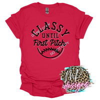 BASEBALL CLASSY UNTIL FIRST PITCH