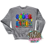 AUTISM COLOR OUTSIDE THE LINES