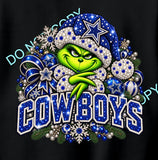 COWBOYS SPARKLY GRINCH