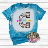 CUSTODIAN LEOPARD BLEACHED T-SHIRT