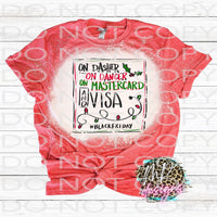 DASHER DANCER MASTERCARD & VISA