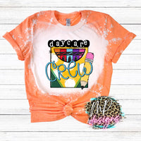 DAYCARE CREW BLEACHED T-SHIRT
