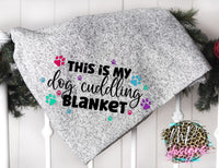 DOG CUDDLING BLANKET