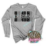 EAGLES CHECKERED AND STARS