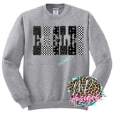 EAGLES CHECKERED AND STARS