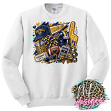 EAGLES NAVY GAME DAY FOOTBALL