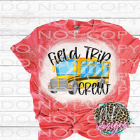 FIELD TRIP CREW BLEACHED T-SHIRT