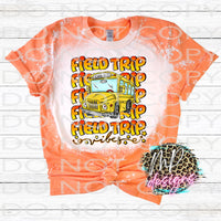 FIELD TRIP VIBES BLEACHED T-SHIRT