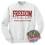 FREEDOM DISTRESSED
