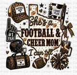 SHE'S A FOOTBALL AND CHEER MOM