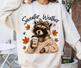 SWEATER WEATHER RACCOON