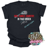 GOD FAMILY COUNTRY