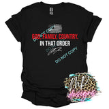 GOD FAMILY COUNTRY