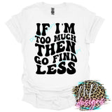 GO FIND LESS