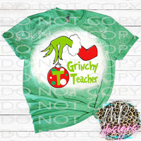 GRINCHY CUSTOM ORNAMENT