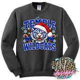 WILDCATS HOLIDAY GARLAND