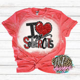 I LOVE MY SABERCATS RED T-SHIRT