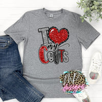 I LOVE MY COLTS RED T-SHIRT