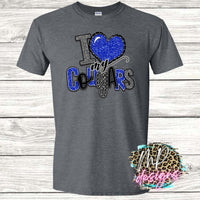 I LOVE MY COUGARS ROYAL T-SHIRT