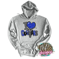 I LOVE MY COUGARS ROYAL LONG SLEEVE/SWEATSHIRT