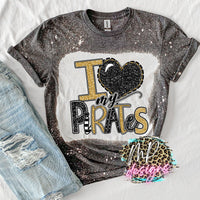 I LOVE MY PIRATES GOLD T-SHIRT