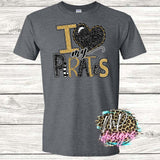 I LOVE MY PIRATES GOLD T-SHIRT