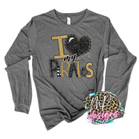 I LOVE MY PIRATES GOLD LONG SLEEVE/SWEATSHIRT